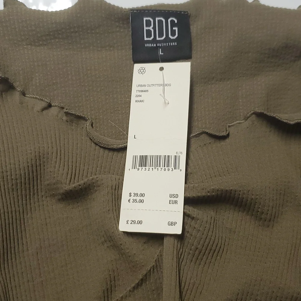 BDG Urban Outfitters Seamless Elise Womens Long Sleeve Top - Picture 6 of 7